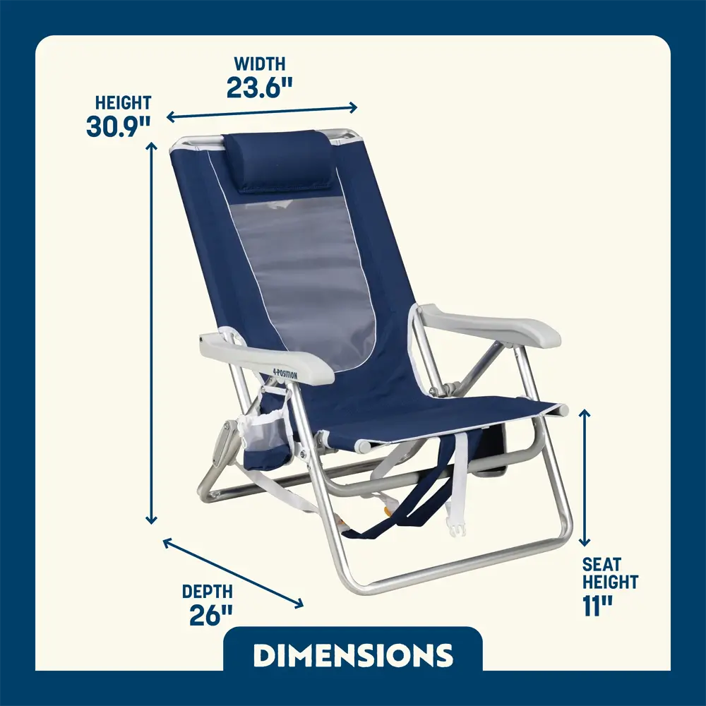 Backpack Beach Chair™ | 6C6X